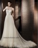 Unique Fabric Custom Make Size Wedding Dress