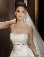 Top Qulaity A-line Satin Wedding Dress