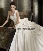 Stomacher Design Ball Gown Wedding Dress